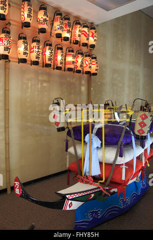 Japan, Nagasaki, Performing Arts Museum, float used in Kunchi Matsuri festival, Stock Photo