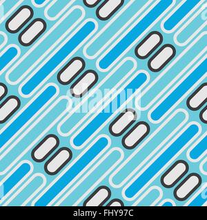 abstract background with geometric, colorful ellipse ornament. vector seamless pattern design. simple decorative wallpaper. fash Stock Vector