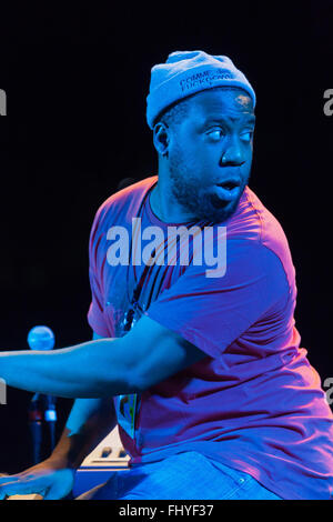 The ROBERT GLASPER EXPERIMENT performs on the main stage at the MONTEREY JAZZ FESTIVAL Stock Photo