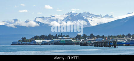 The small fishing community of Petersburg, Alaska Stock Photo