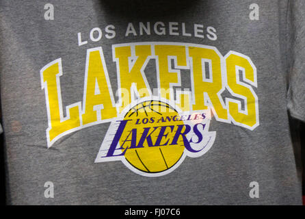 Markenname: 'LA Lakers', Berlin. Stock Photo
