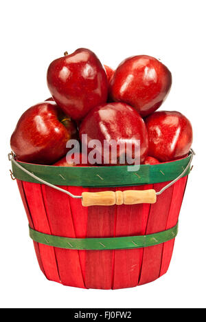 Basket Full of Apples Stock Photo