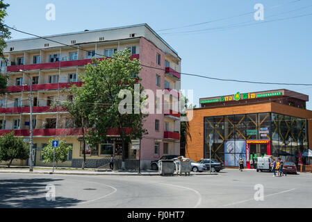 House of flats in Gori city, Georgia Stock Photo