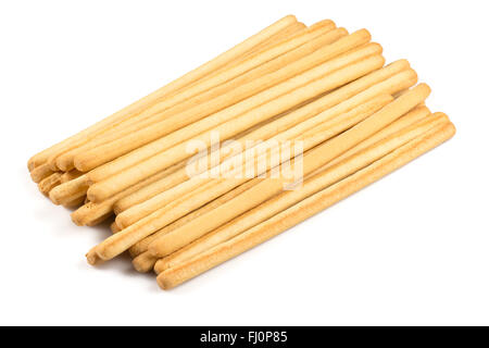 bread sticks isolated on a white background Stock Photo