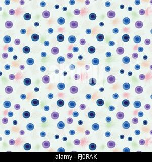 Seamless pattern with circles. Vector illustration. Stock Vector