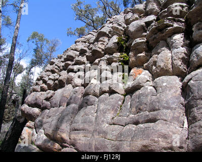 Sandstone rock formations in The Grampians National Park, Victoria, Australia. Stock Photo