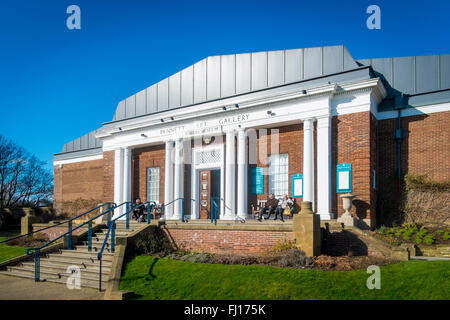 Whitby museum and Pannett Art Gallery in Pannett park Whitby North Yorkshire UK in Spring sunshine Stock Photo