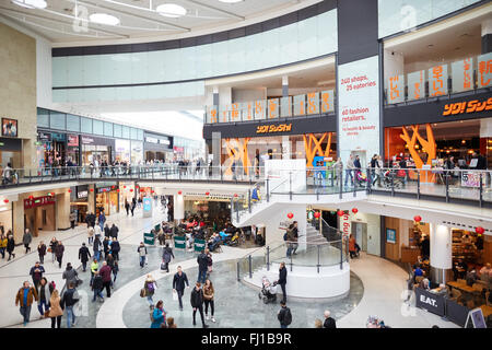 Manchester Arndale centre   Shops shopping shopper store retail precinct supermarket retailer retail retailers traders trading o Stock Photo