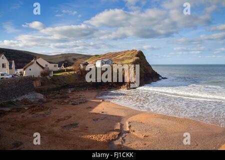 Hope Cove beach, Devon, England Stock Photo