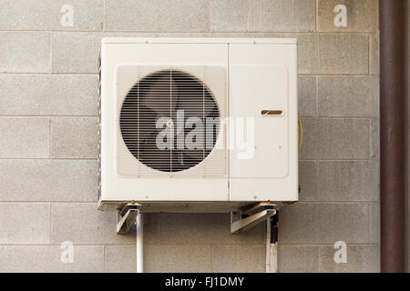 Air conditioning units for heating and cooling Stock Photo