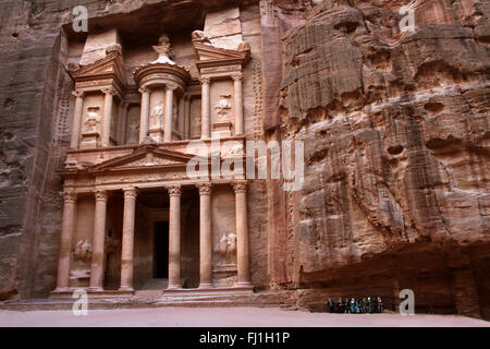 Al-Khazneh - The Treasury - Petra, Jordan Stock Photo