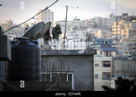 People and daily life at Dheisheh refugee camp - Bethlehem - Palestine - palestinian occupied territories Stock Photo