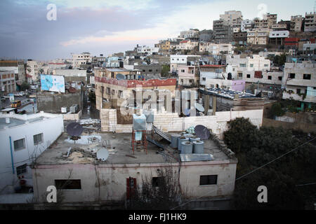 View on Dheisheh refugee camp - Bethlehem - Palestine Stock Photo