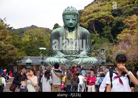 Daibutsu Kōtoku-in Great Buddha in Kamakura Japan Stock Photo