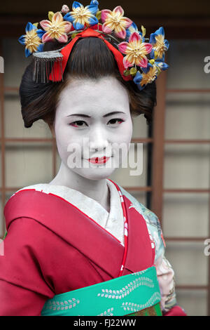 Geisha / Maiko in Kyoto , Japan Stock Photo