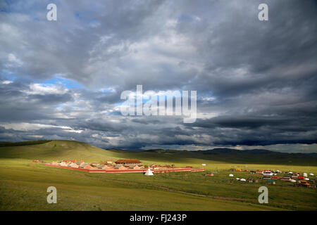 Amarbayasgalant Monastery - Mongolia landscape Stock Photo
