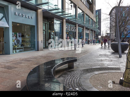 St Davids two looking towards John Lewis and the Library. Stock Photo