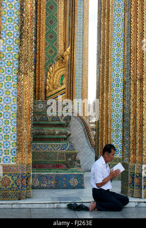 Architecture of King Palace in Bangkok Stock Photo