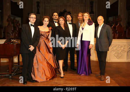 Guests attend Celebration of Chelsea Gala  Featuring: James Ioelu, Melinda Hughes, Jonathan Stoughton, Tasmin Dalley, Hugo Taylor, Lloyd Grossman, Cherie Lunghi Where: London, United Kingdom When: 28 Jan 2016 Stock Photo