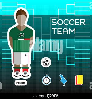 Mexico soccer sport wear Stock Vector Image & Art - Alamy