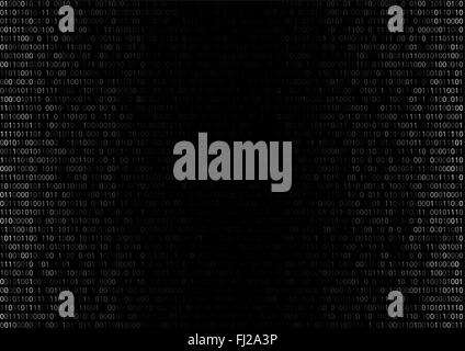 Binary Code Background Stock Vector