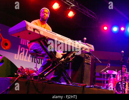 The ROBERT GLASPER EXPERIMENT performs on the main stage at the MONTEREY JAZZ FESTIVAL Stock Photo