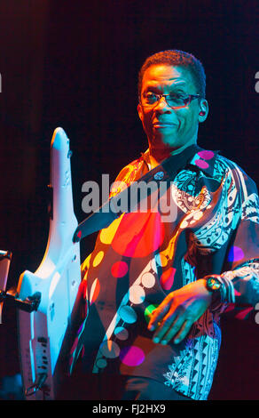 HERBIE HANCOCK preforms on the main stage at the MONTEREY JAZZ FESTIVAL Stock Photo