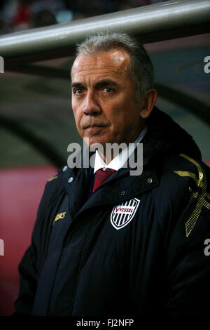 Hyogo, Japan. 27th Feb, 2016. Nelsinho (Vissel) Football /Soccer : 2016 J1 League 1st stage match between Vissel Kobe 0-2 Ventforet Kofu at Noevir Stadium Kobe in Hyogo, Japan . © AFLO/Alamy Live News Stock Photo