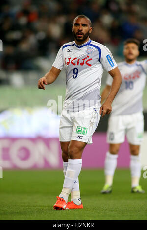 Hyogo, Japan. 27th Feb, 2016. Nilson (Ventforet) Football /Soccer : 2016 J1 League 1st stage match between Vissel Kobe 0-2 Ventforet Kofu at Noevir Stadium Kobe in Hyogo, Japan . © AFLO/Alamy Live News Stock Photo