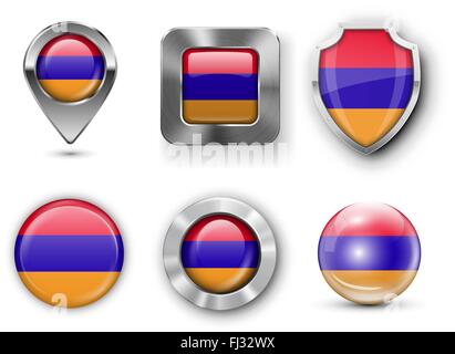 County Flag Bages Stock Vector