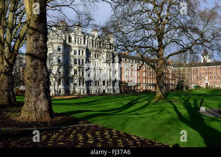 Temple Gardens, The Temple Area, City of London, United Kingdom Stock Photo