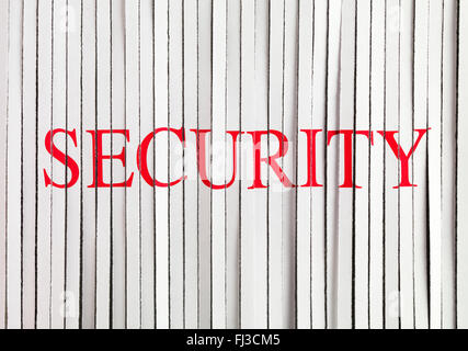 Shredded Paper with security Stock Photo