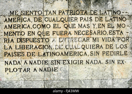 Che Guevara mausoleum in Revolution Square at Santa Clara on Cuba Stock Photo