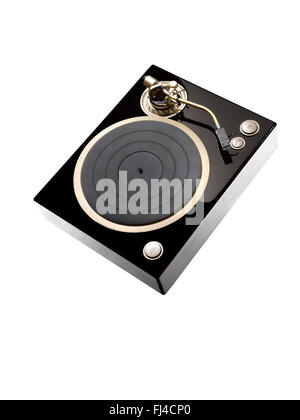 A cut out shot of a modern record player Stock Photo