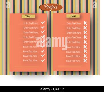 two menu tables with checks illustration Stock Vector