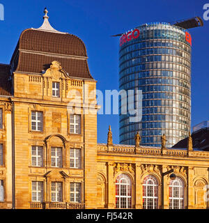 district government and Ergo headquarter office tower, Germany, North Rhine-Westphalia, Duesseldorf Stock Photo