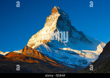 Matterhorn, Switzerland, Valais Stock Photo