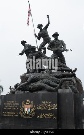 National Monument, Kuala Lumpur, Malaysia Stock Photo