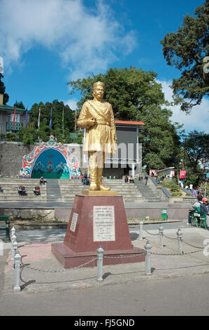 Statue of Bhanu Bhakta Acharya Nepali National Poet in Chowrasta Square ...