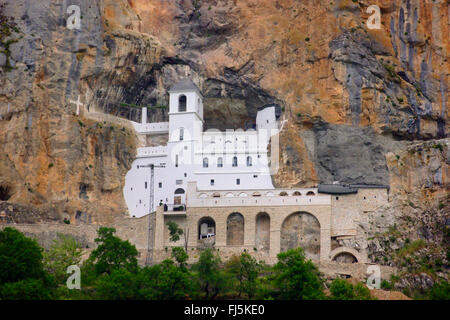 Ostrog monastery, Montenegro Stock Photo