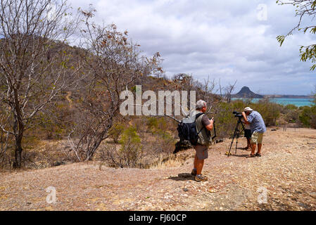 photographers in the mountains Montagne des Francais, Madagascar, Montagne des Francais Stock Photo