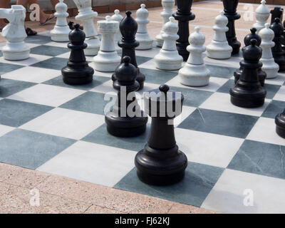 Giant Chess Set in the Grounds of Cathedral Peak Hotel Drakensberg  Mountains South Africa Stock Photo - Alamy