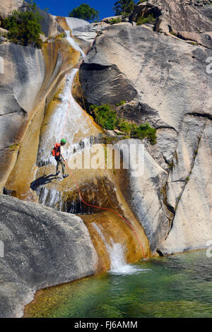 the canyon of Purcaraccia in Bavella mountains, France, Corsica Stock Photo
