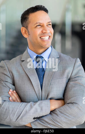 portrait of good looking mature business executive Stock Photo