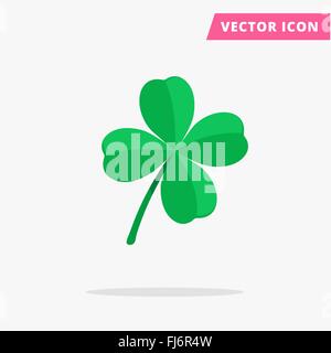 Quatrefoil leaf clover sign Stock Vector