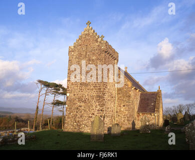 St Madoc's Church Llanmadoc North Gower Peninsula Swansea County South Wales UK Stock Photo