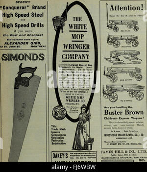 Hardware merchandising October-December 1910 (1910) Stock Photo