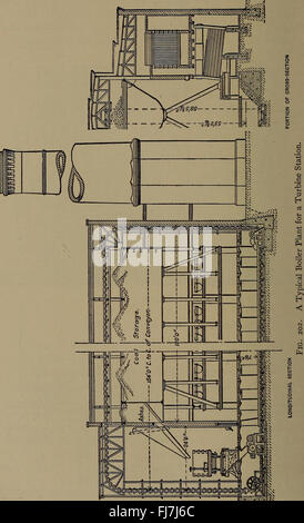 Steam turbines; a practical and theoretical treatise for engineers and students, including a discussion of the gas turbine (1917) Stock Photo