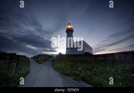 Flamborough Head lighthouse, Yorkshire, UK Stock Photo