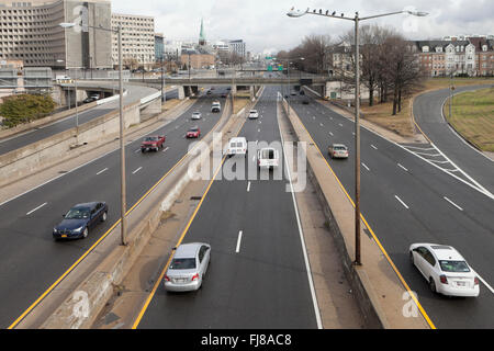 I-395 freeway - Washington, DC USA Stock Photo